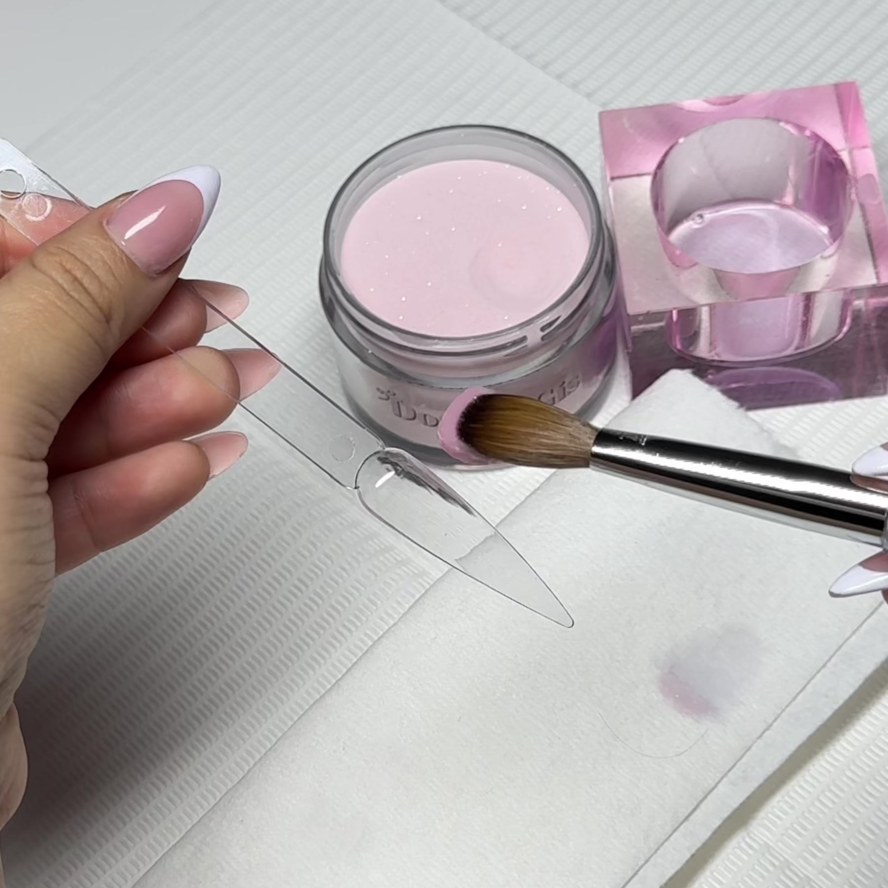 Estela (shimmer acrylic )